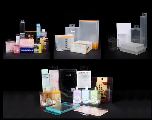 PVC-Verpackungskasse, PET-Schutzfolie, Kunststoff-Displaybox, Spielzeug, Kosmetiklagerbox, PP-Polieren, Anpassung