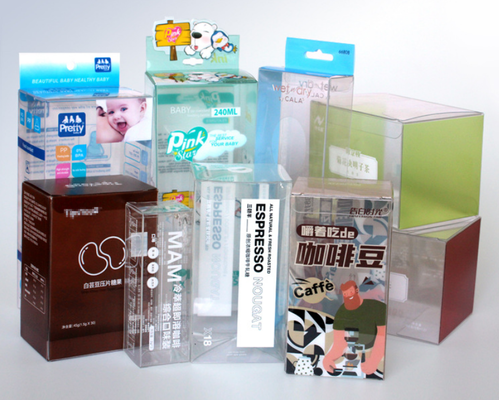 Zahnbürstenhalter mit Ohrklemm, PVC-transparente Verpackungskiste, PET-Kunststoffklappkiste, PP-Matte-Texturdruck, Anpassung verfügbar