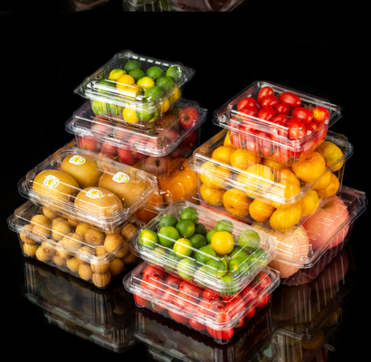 Plastikkisten für Obst, Obstschalen, Fleischverpackungskisten, Gemüseverpackungskisten, Fast-Food-Kisten, Kekskisten, Kuchenkisten sowie transparente Kisten und gedruckte Kisten.