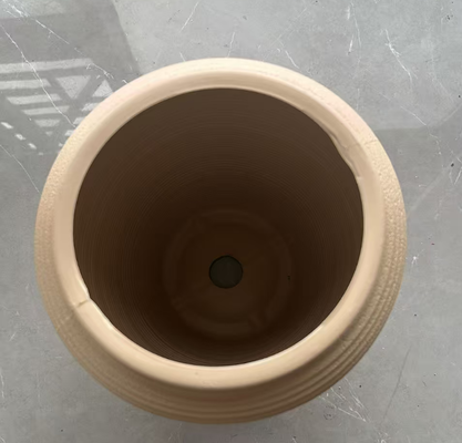 Moderner, minimalistischer Blumentopf aus HDPE-Keramik mit mehreren Größen und langer Lebensdauer für die Heimdekoration