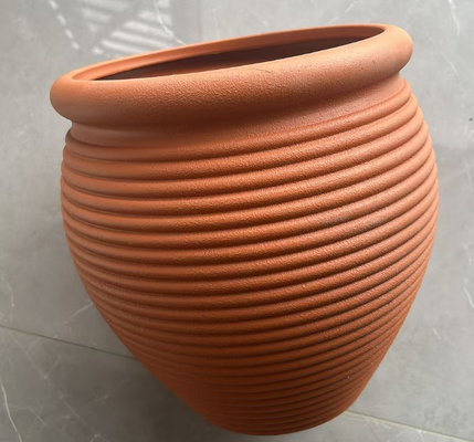 PE Coated Plastic Flower Pot with Multiple Sizes and Optional Drainage Holes for Indoor and Outdoor Use