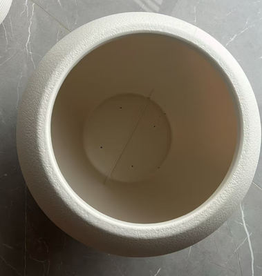 PE Coated Plastic Flower Pot with Multiple Sizes and Optional Drainage Holes for Indoor and Outdoor Use