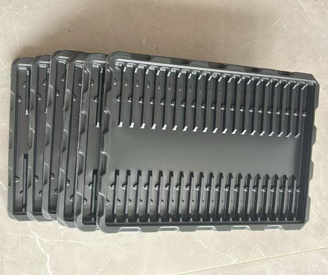Customized Size Eco-friendly Conductive Plastic Anti-static Plastic Tray for Electronic Components