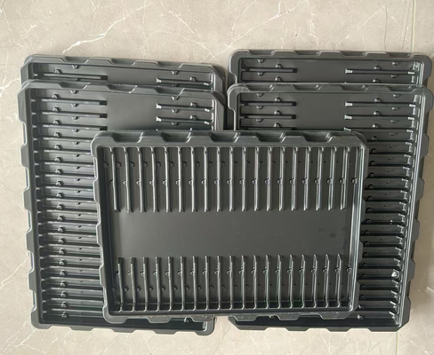 Customized Eco-friendly Anti-static Plastic Tray with 35 Compartments for Electronic Components