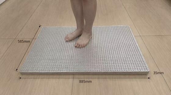 Mold Resistant Fast Drainage Shower Mat with Massage Bumps Non Slip Bath Mat for Bathroom Safety