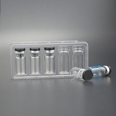Ökofreundliche Transparente PET-Ampulle Verpackungsplatte 10 ml Durchstechflasche