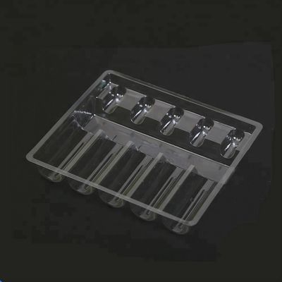 Plastikampulle Tray For Shipping der transparenten warmgeformten Blasen-5pcs