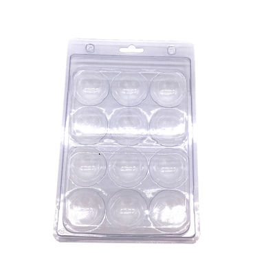 Golfball-Plastikblasen-Behälter PVC-Maschinenhälften-Blasen-Kasten PETG 6 Zell
