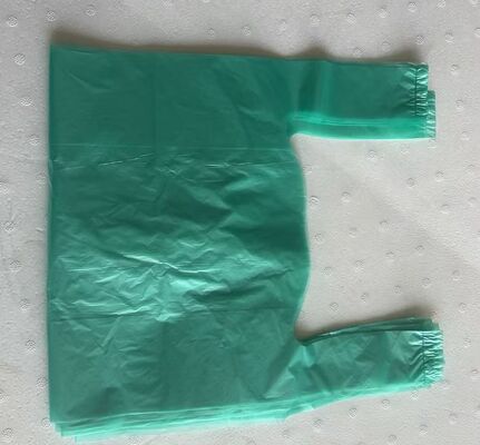 HDPE-Einkaufstüten mit hoher Stoßfestigkeit, recycelbar und individuell angepasstes Logo für die Supermarktnutzung