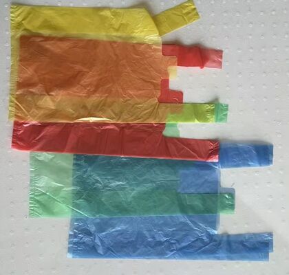 Maßgeschneiderte recycelbare HDPE-Einkaufstüte mit hoher Schlagfestigkeit für Supermärkte