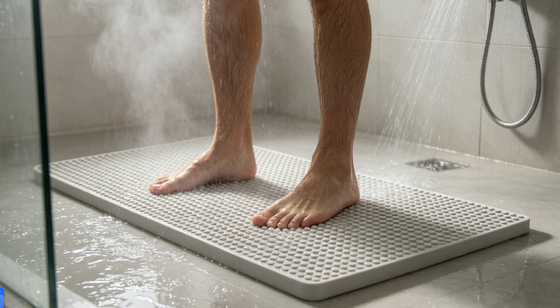 Badezimmer rutschfeste Fußmatte Nasse Fläche rutschfeste Matte Duschfußmatte Badezimmerfußmatte Badezimmer-Badezimmer-Matte